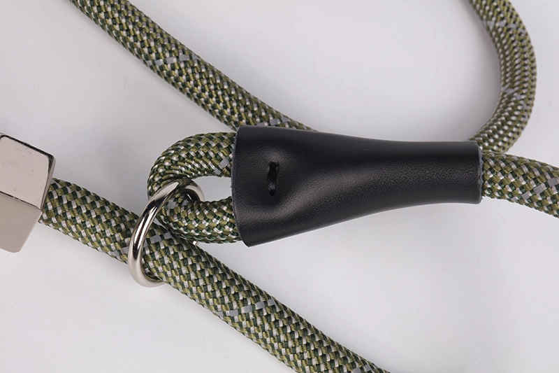 Laisse OKEYPETS robuste et durable pour chien, en corde résistante et réfléchissante, avec poignée souple. 12