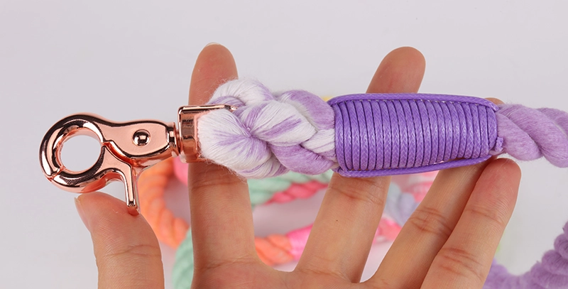 OKEYPETS Nouvelle laisse pour animaux de compagnie en coton tressé épais, au design tendance 10