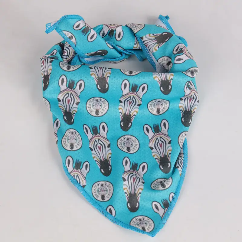 OKEYPETS - OKEYPETS najlepšia cena personalizovaná šatka s logom pre psa, narodeninová šatka pre domáce zvieratá, trojuholníková bandana, módna personalizovaná šatka pre psa, obojstranná šatka pre domáce zvieratá 1