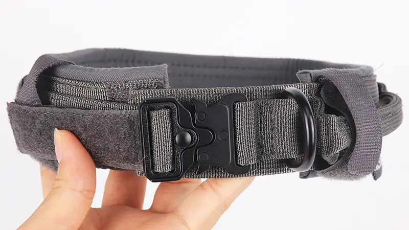 OKEYPETS Fabricant de colliers pour chiens Collier tactique militaire en nylon pour chiens de grande taille 1