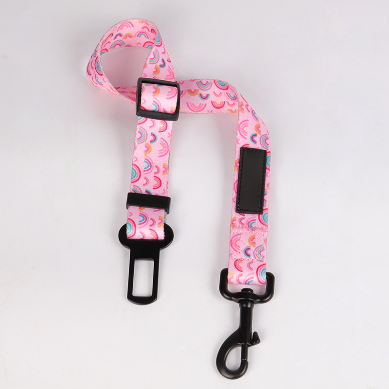 OKEYPETS - OKEYPETS Designer Egyedi Alacsony Árú Szublimációs Autós Biztonsági Póráz Kutyáknak Autós Póráz 9