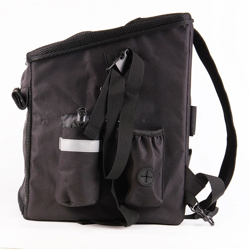 OKEYPETS Nagy kapacitású kültéri kisállat utazó hátizsák kutya kerékpár kosár összecsukható táska kerékpár első kormányra szerelhető kisállat szállító 12