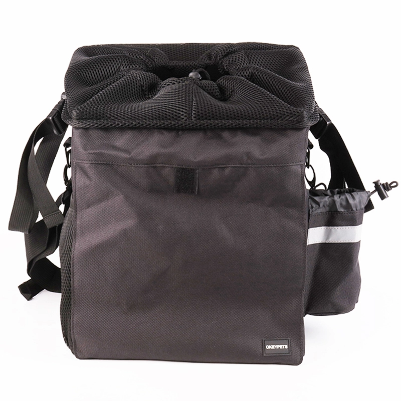 OKEYPETS Nagy kapacitású kültéri kisállat utazó hátizsák kutya kerékpár kosár összecsukható táska kerékpár első kormányra szerelhető kisállat szállító 11
