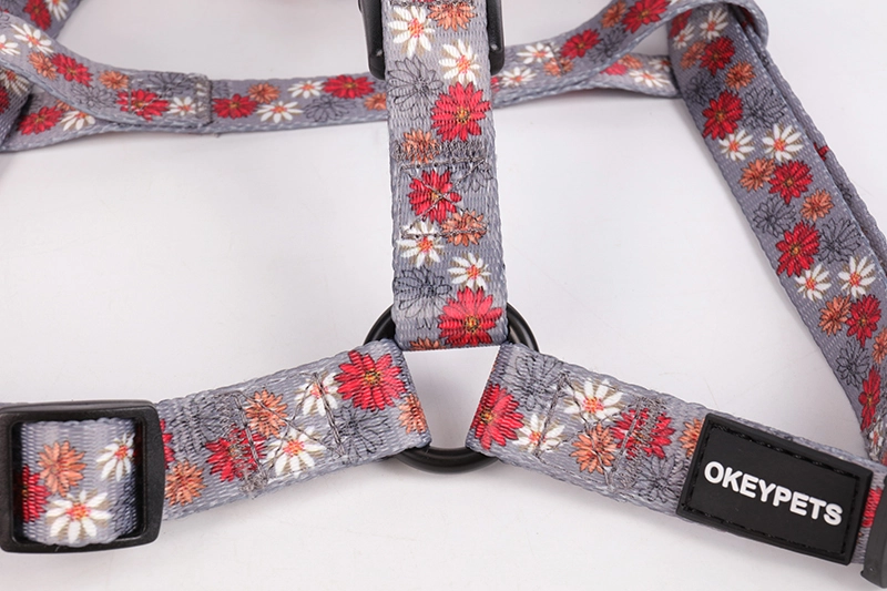 Harnais pour chien unique OKEYPETS anti-traction, souple, en forme de Y, pour la promenade. 10