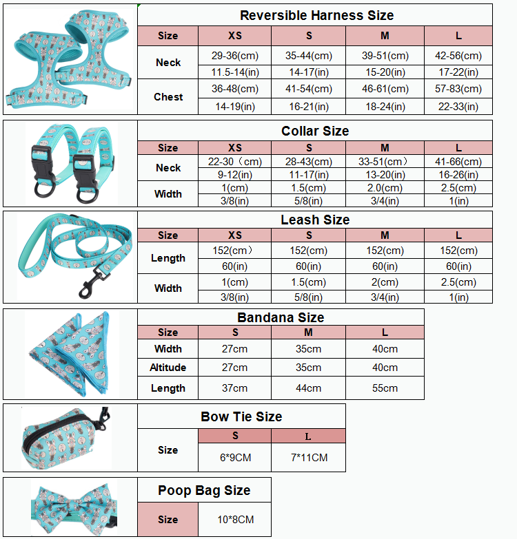 OKEYPETS Harnais et laisse anti-traction confortables pour la sécurité et l'entretien de votre animal de compagnie en extérieur 4