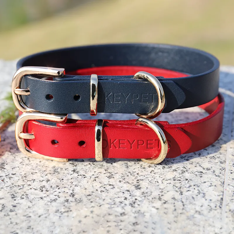 Soft Leather Puppy Collar - Eco Friendly & Durable 5