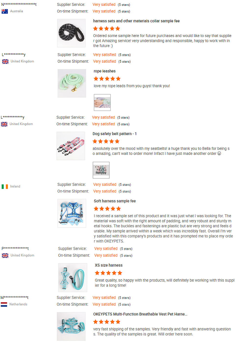 OKEYPETS - Collier pour chien professionnel en cuir véritable, confortable et coloré, fabriqué à la main avec logo personnalisé en relief. Collier en cuir pour chien 1 26