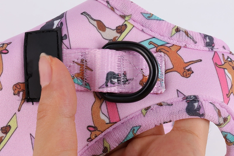 Harnais pour chien OKEYPETS personnalisé anti-traction, rembourré et confortable, idéal pour les chiots. 10