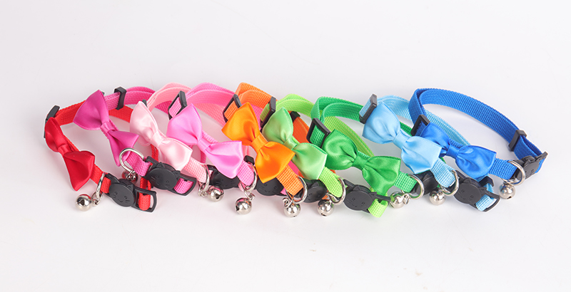 OKEYPETS - Vente en gros de colliers pour chats tendance, colorés et fantaisie avec clochette et nœud papillon, réglables et mignons. 16