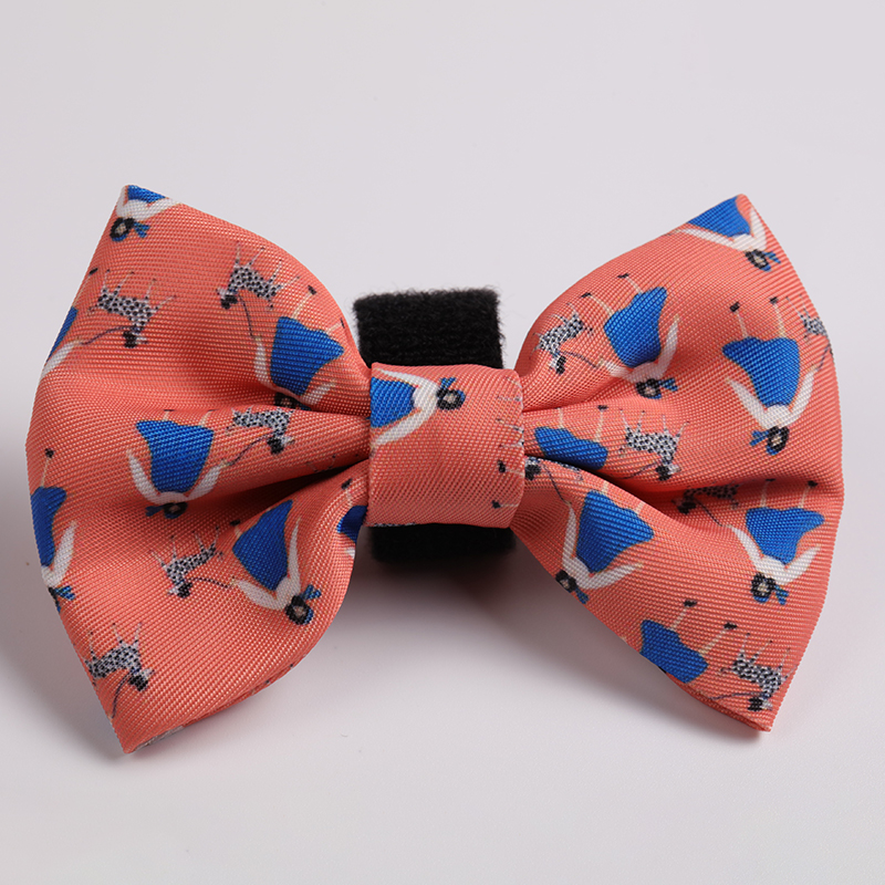 OKEYPETS - OKEYPETS Nœud papillon imprimé à motif personnalisé, faible quantité minimale de commande, collier pour chat, fleurs, nœud papillon pour chien. 9