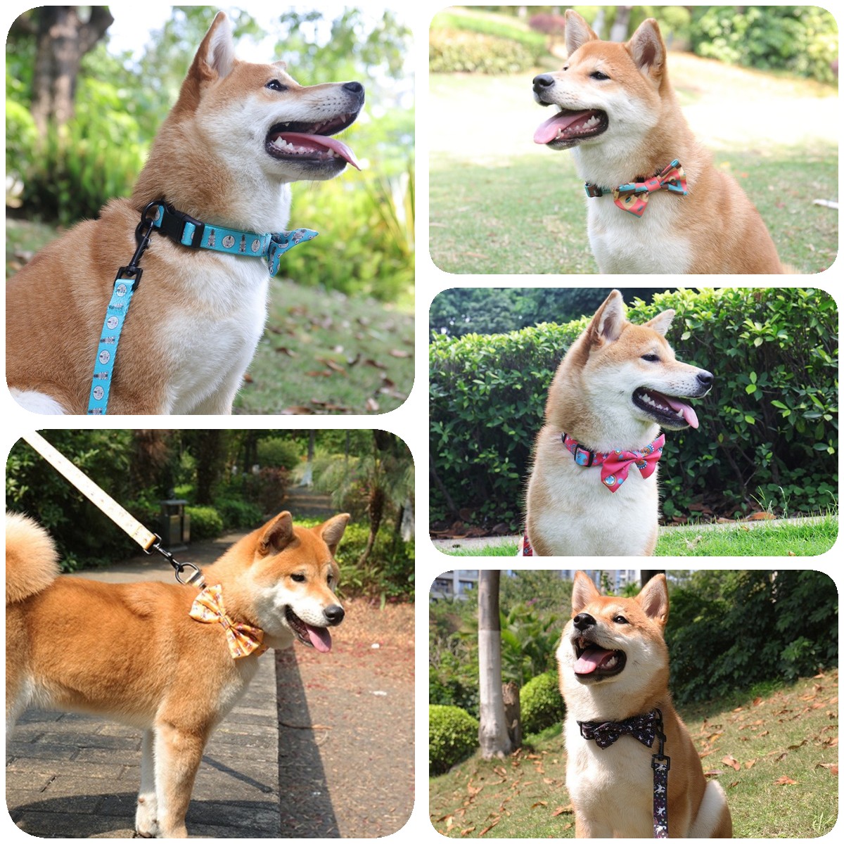 OKEYPETS - OKEYPETS Nœuds papillon de luxe en polyester pour chiens, en gros et en grande quantité. Décoration adorable pour animaux de compagnie. Nœud papillon coloré. 20