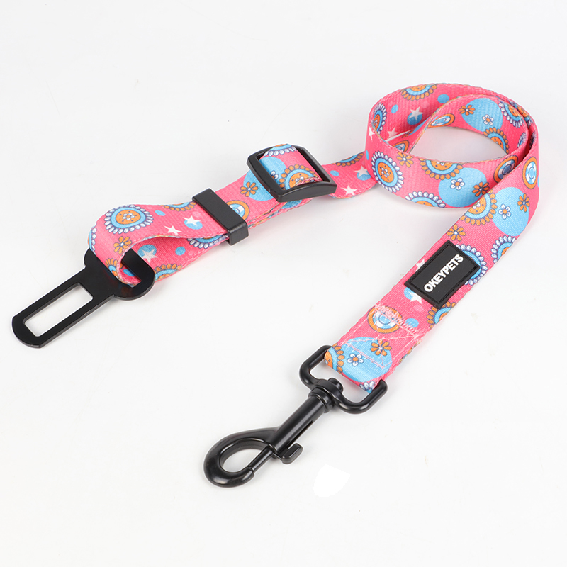 OKEYPETS - Accessoires OKEYPETS pour chiens : ceinture de sécurité auto en polyester sublimé, sangle résistante, ceinture de sécurité, ceinture de sécurité pour animaux de compagnie. Tous les produits. 18