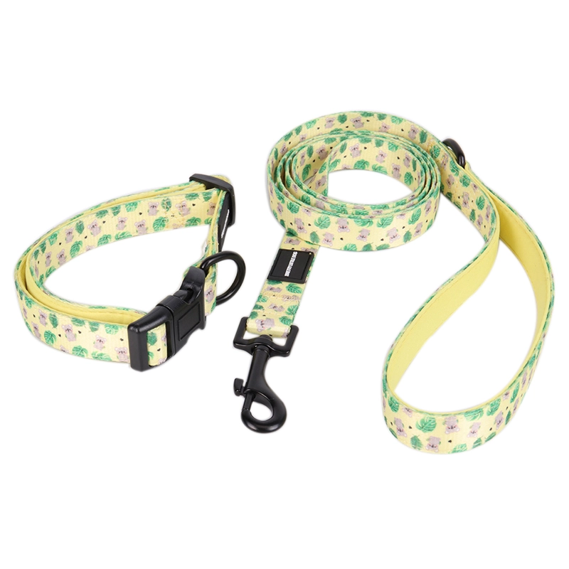 OKEYPETS Kæledyrstilbehør Blødt Justerbart Højdensitets Polyester Neopren Polstret Hundehalsbånd med Hurtigudløserspænde 11