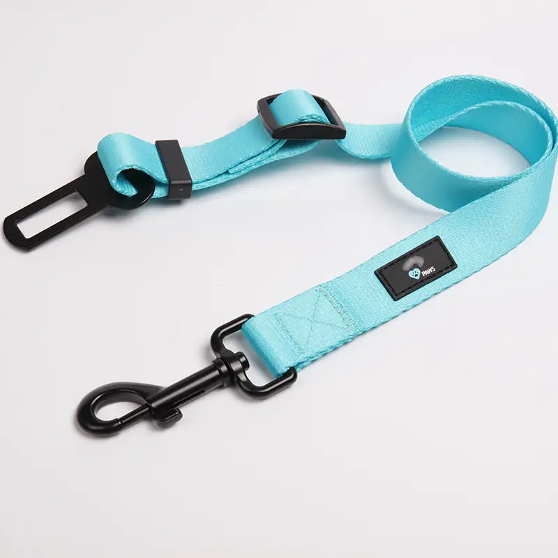 OKEYPETS - Állítható poliészter biztonsági öv kutyáknak, sétapóráz kisállatoknak, kisállat-kiegészítők kutyáknak, autós póráz 1