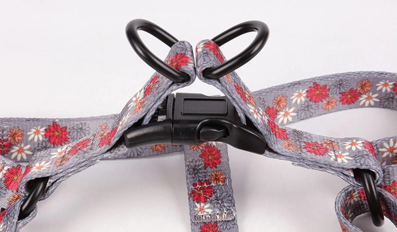 Harnais pour chien OKEYPETS en polyester confortable avec motifs mignons imprimés 12
