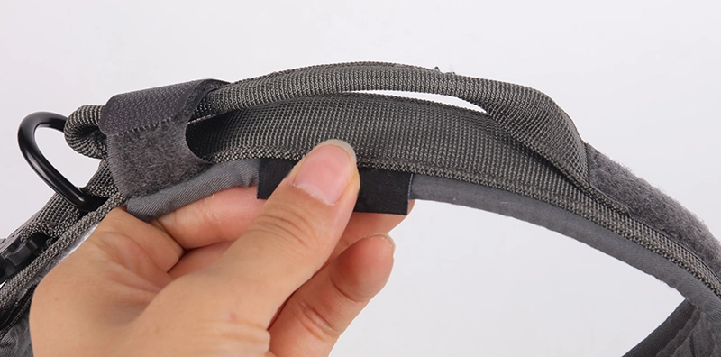 Collier tactique rembourré en néoprène OKEYPETS pour chien, avec boucle métallique robuste. Collier d'entraînement militaire durable pour grands animaux de compagnie. 16