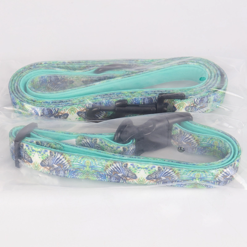 Okeypets Collier pour chien rembourré en néoprène doux, confortable, respirant et ajustable, avec laisse et collier inclus. 11