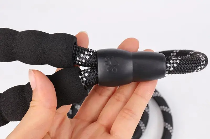 OKEYPETS Mocna nylonowa odblaskowa smycz dla psa – trwała, amortyzowana, w stylu liny 4