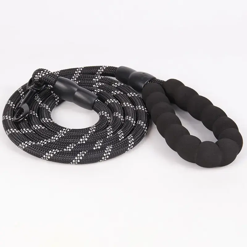 OKEYPETS Mocna nylonowa odblaskowa smycz dla psa – trwała, amortyzowana, w stylu liny 2