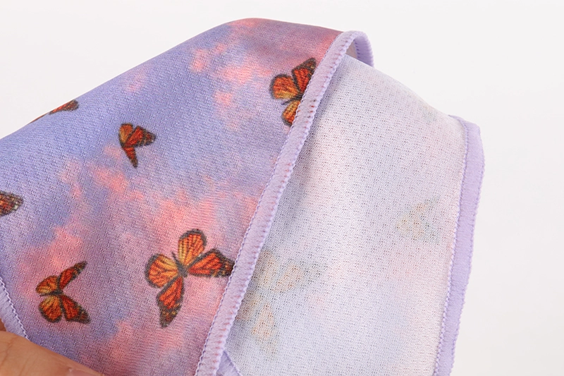 OKEYPETS Lenço Triangular Personalizado com Estampa Fofa de Borboleta para Cachorro - Bandana para Cães e Filhotes 13