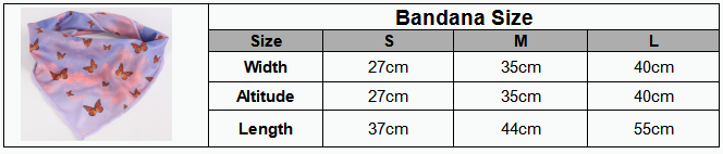 OKEYPETS Lenço Triangular Personalizado com Estampa Fofa de Borboleta para Cachorro - Bandana para Cães e Filhotes 7