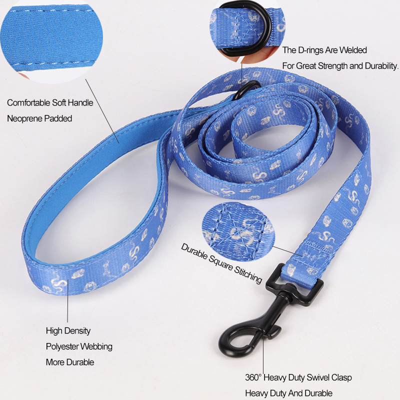 OKEYPETS Produttore di guinzagli per cani morbidi e resistenti in poliestere con stampa di alta qualità, ecologici e personalizzati 8