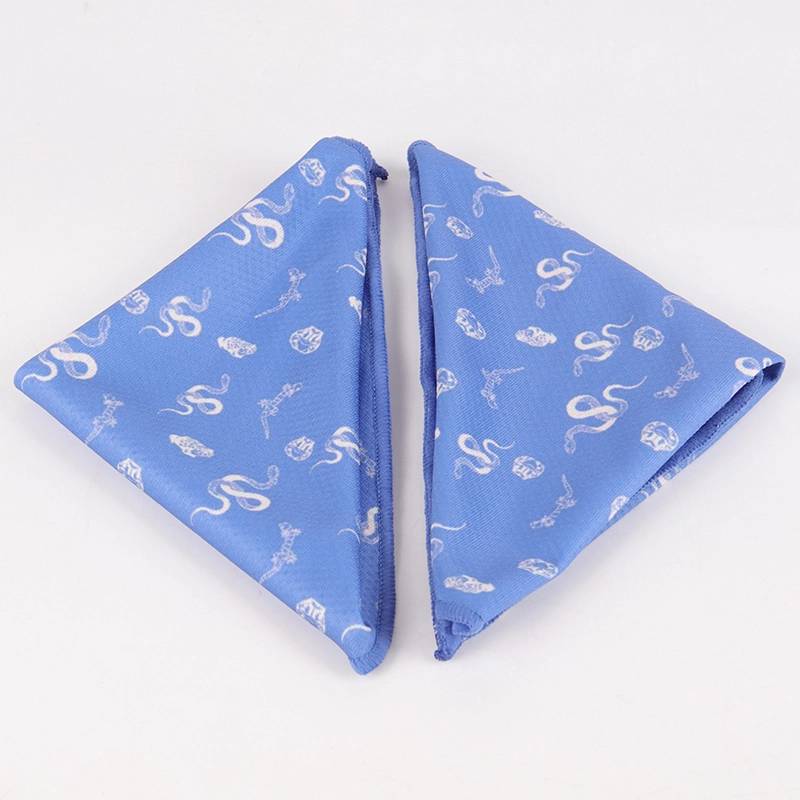 OKEYPETS Mode Brugerdefineret Mønster Justerbar Blød Sublimering Hvalpetørklæde Hagesmæk Trekant Hundebandana 9