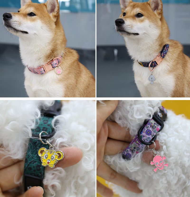 OKEYPETS Médaille d'identification personnalisée pour chien et chat, gravée recto verso 14