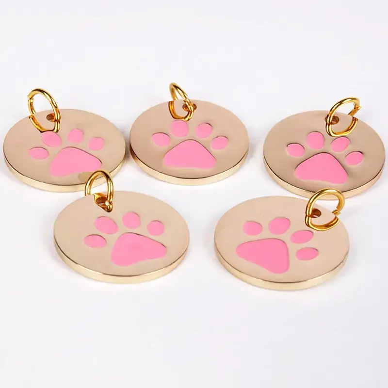 بطاقات تعريف شخصية للحيوانات الأليفة مصنوعة من الفولاذ المقاوم للصدأ - محفورة بالليزر بعمق بمعلومات مخصصة 6