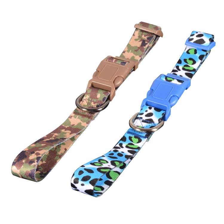 Комплект ошейника и поводка для домашних животных OKEYPETS Softc из высококачественной полиэстерной ткани 10