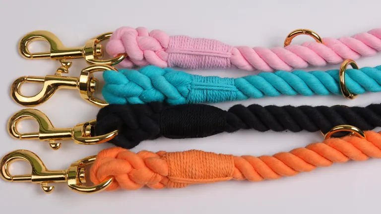 Soft Cotton Dog Leash - Fashionable & Durable 4