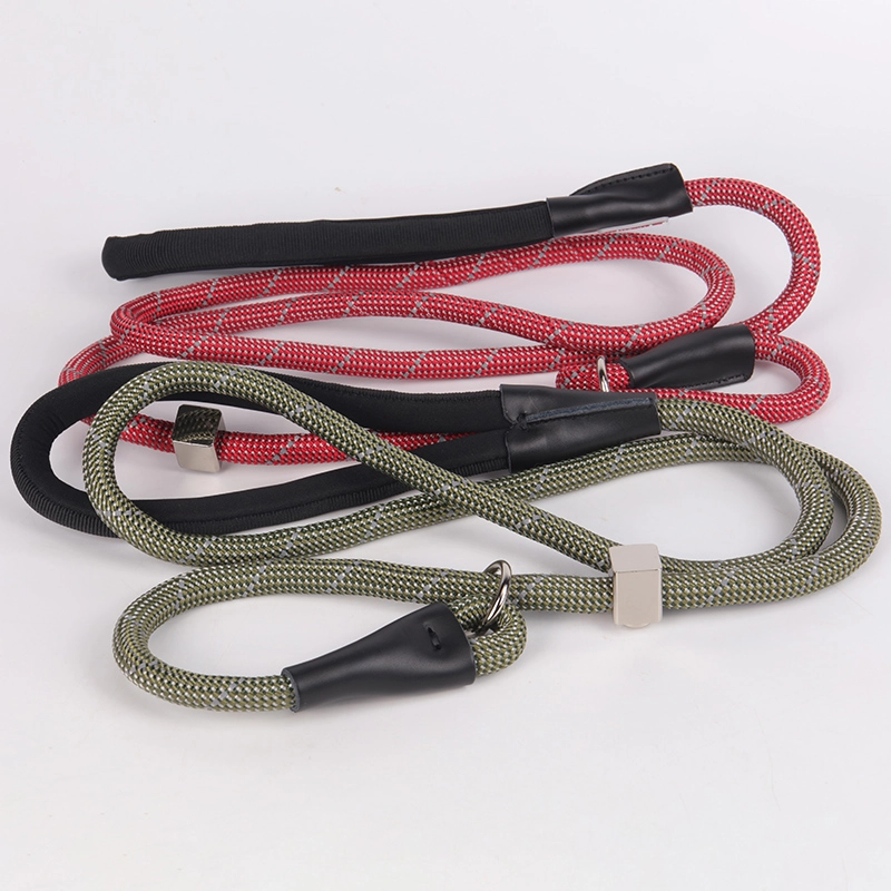 OKEYPETS nagykereskedelmi kutyapórázok erős nejlon kutyakötélpóráz kényelmes párnázott fogantyúval 10