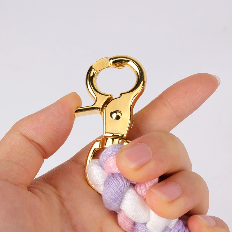 Laisse pour chien OKEYPETS en coton multicolore résistant tressé à la main, avec nœud. 10