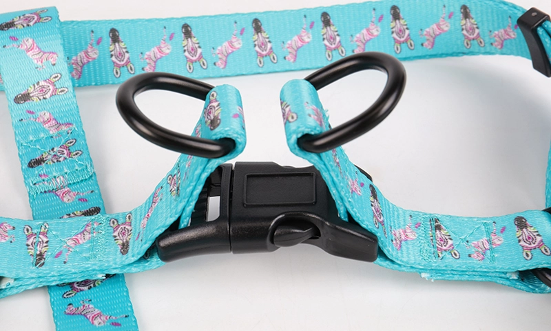 Harnais pour animaux de compagnie OKEYPETS réglable, résistant, imprimé, en forme de Y, pour la marche et la course. Harnais pour chien en forme de Y, idéal pour la marche et la course. 15