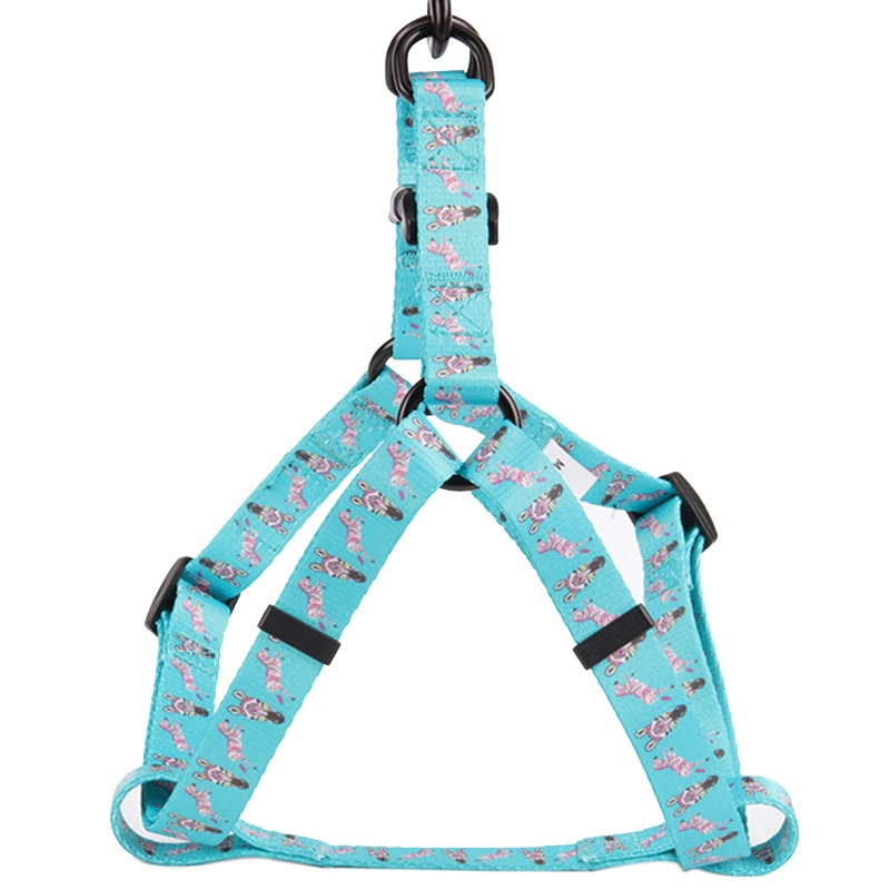 Harnais pour animaux de compagnie OKEYPETS réglable, résistant, imprimé, en forme de Y, pour la marche et la course. Harnais pour chien en forme de Y, idéal pour la marche et la course. 9