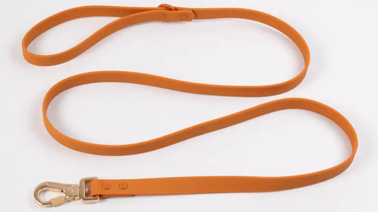 OKEYPETS Veleprodaja novog dizajna PVC obložene ogrlice i povodca za pse Vodootporna i izdržljiva ogrlica za pse za šetnju pasa 1