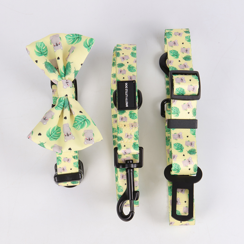 Harnais pour chien en néoprène de créateur, logo imprimé personnalisé, vente en gros, petit harnais de luxe mignon en néoprène 15