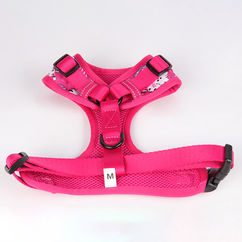 OKEYPETS Harnais pour chien en néoprène respirant, portable, ajustable et de haute qualité, pas cher, personnalisable, idéal pour les promenades en extérieur 10