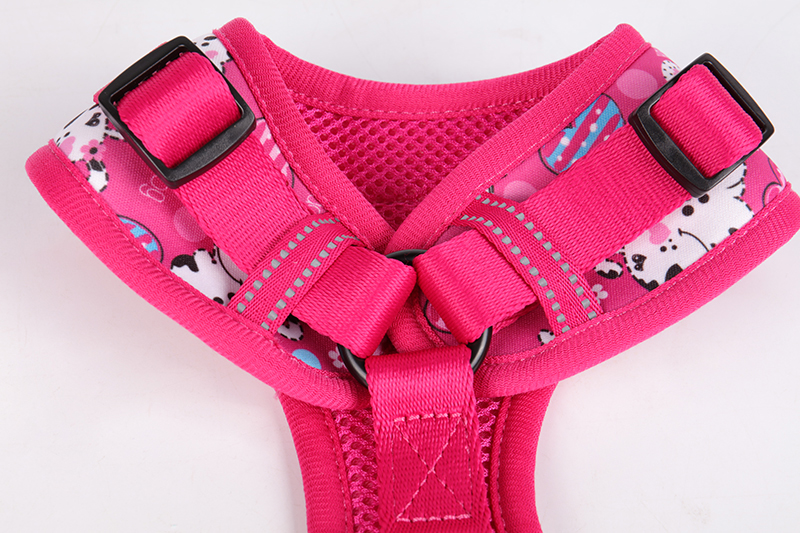 OKEYPETS Harnais pour chien en néoprène respirant, portable, ajustable et de haute qualité, pas cher, personnalisable, idéal pour les promenades en extérieur 9