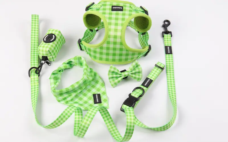 OKEYPETS Nieuw Designer One Step In Hondentuigje Set, Op Maat Bedrukt Logo, Groothandel, One Step In Klein, Luxe, Schattig Hondentuigje 1