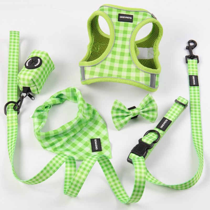 OKEYPETS Nieuw Designer One Step In Hondentuigje Set, Op Maat Bedrukt Logo, Groothandel, One Step In Klein, Luxe, Schattig Hondentuigje 10