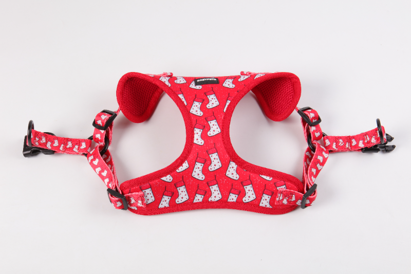 OKEYPETS Nouveau design Harnais pour chien One Step In Impression néoprène personnalisée Harnais de luxe mignon pour petit chien One Step In 11