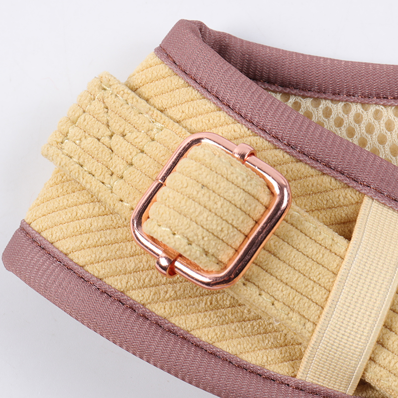OKEYPETS Harnais pour chien en velours côtelé doux, confortable et ajustable, personnalisables avec logo, vente en gros 13