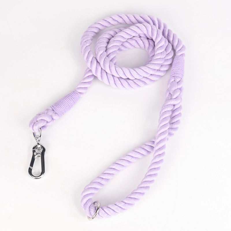 Laisse pour chien OKEYPETS en coton robuste et durable, fabriquée à la main, pour chien moyen ou grand. Convient aux chiens de taille moyenne ou grande. 11