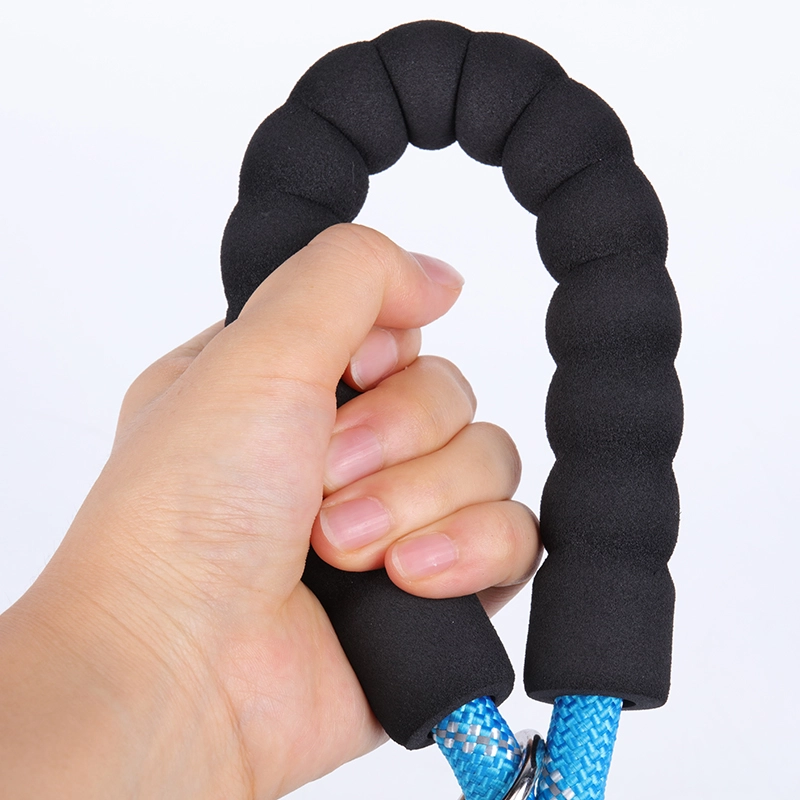 Laisse de sécurité OKEYPETS confortable, robuste et durable en corde avec poignée rembourrée pour chien, idéale pour l'entraînement, la course, les promenades ou les randonnées. 14