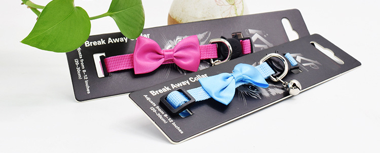 OKEYPETS - Vente en gros de colliers pour chats tendance, colorés et fantaisie avec clochette et nœud papillon, réglables et mignons. 8