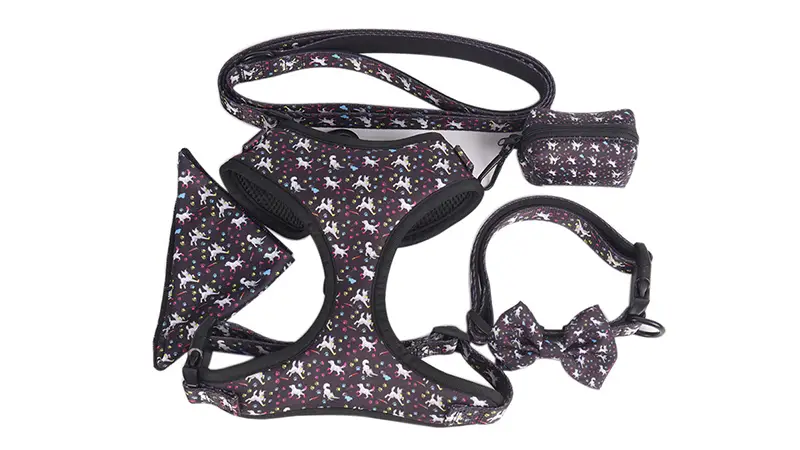 OKEYPETS 애완용품 목 조임 방지 강아지 하네스 자체 브랜드 네오프렌 소재 폴리에스터 맞춤형 조절 가능 강아지 하네스 세트 1