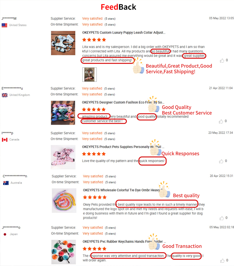 OKEYPETS Fabricant d'accessoires pour animaux de compagnie, vente en gros, collier pour chien personnalisé en fibre de bambou biologique 12