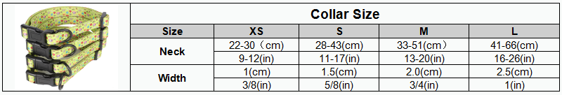 Collier pour chienne OKEYPETS imprimé avec un joli motif de dessin animé, ajustable, pour chiens de petite, moyenne et grande taille. 7