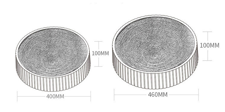 OKEYPETS - Macskamancs tábla Multifunkcionális hullámpapír mancs kisállat játék kerek macska kaparó tábla fészek macska kaparó tábla 12
